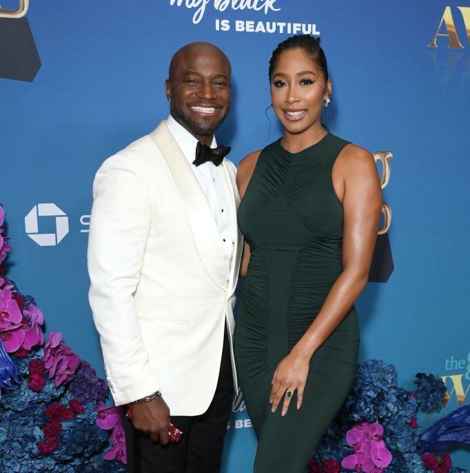 Taye Diggs and Apryl Jones