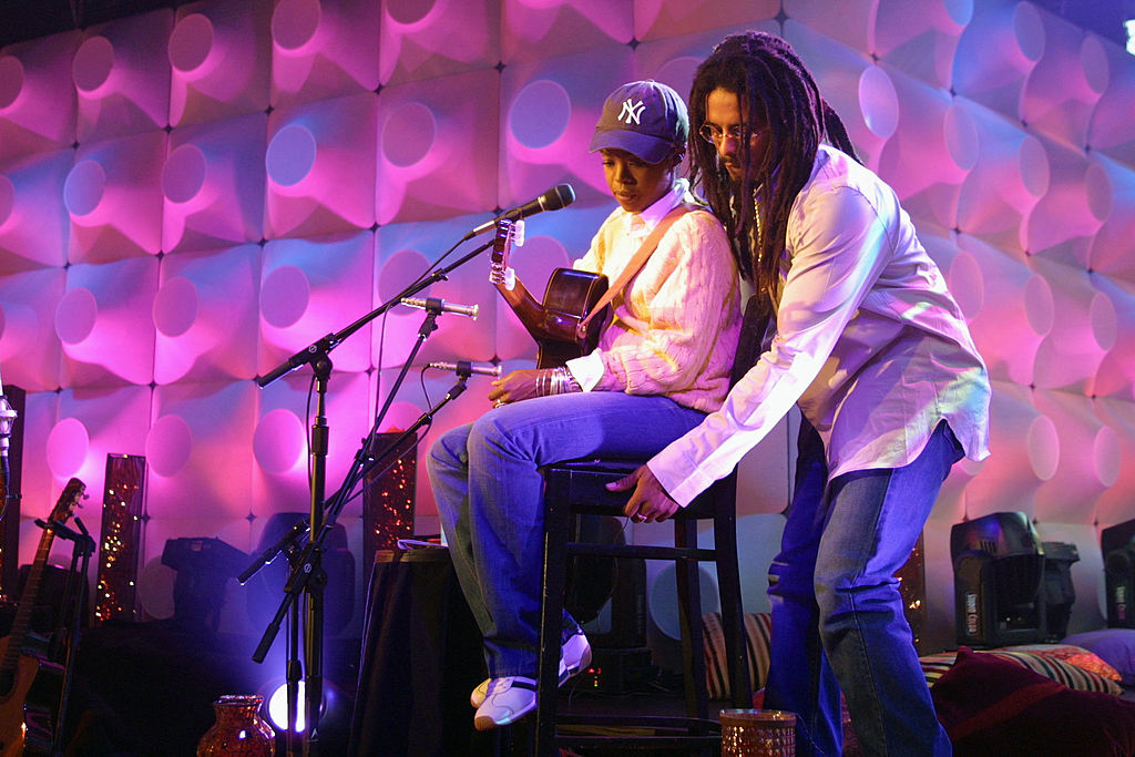 Lauryn Hill and Rohan Marley